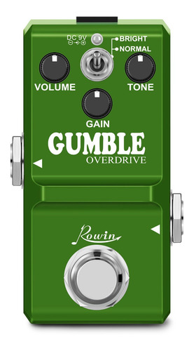 Pedal De Guitarra Rowin Ln-315 Gumbler Overdrive Amp-smooth