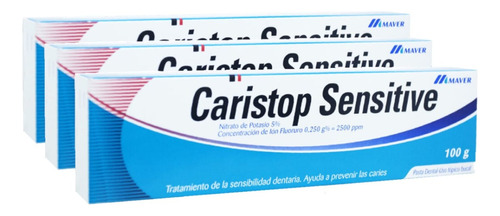 3 Pastas  Caristop Sensitive- Envío Gratis-100% Original