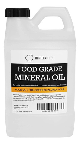 Aceite Mineral Para Tablas De Cortar Thirteen Chefs 1l