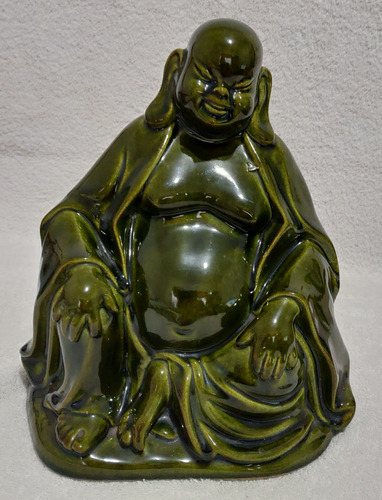 Antigo Enfeite Decoração Buda Em Porcelana Com Bicado- 16044