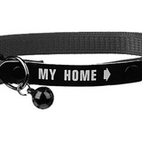 Collar Para Gatos Trixie Con Traba De Seguridad (snap/easy) Color Negro My Home Tamaño Del Collar Ajustable