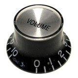 Knob Top Hat Reflector Black/silver Volume