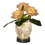 Lámpara De Mesa Led Romántica Creativa Rose Lamp.