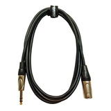 Cable Xlr Macho A Plug Stereo 1/4 2 Metros Energy Audio Pro