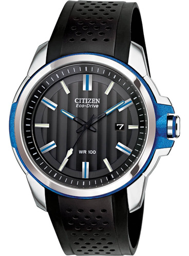 Reloj Citizen Eco-drive Azul Acero Caucho Aw1151-04e