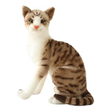 Peluche Simulación Gato Siamés 32cm