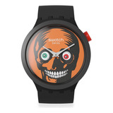 Reloj Swatch Unisex Casual Negro De Cuarzo Biocerámico Its S