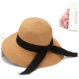 Sombrero De Paja Para Mujer Sombrero De Pescador Con Ym