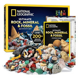 Kit De Rocas, Fósiles, Minerales Y Piedras Preciosas Reales