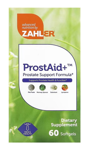 Zahler Prostaid+ Refuerzo Para La Prostata 60 Soft Gels Sfn