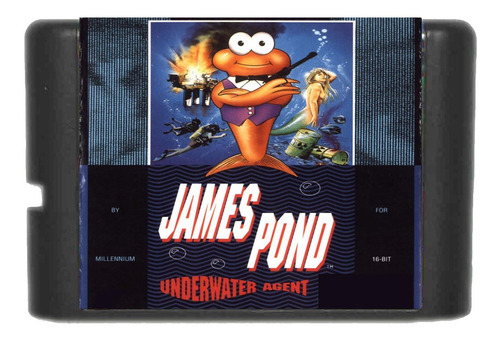 Cartucho James Pond Underwater Agent | 16 Bits Retro -mg-