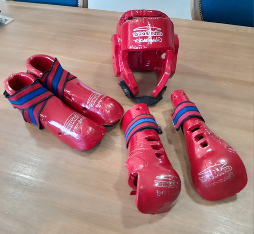 Protectores De Taekwondo Granmarc  Para Niño De. 6 A 10 Años