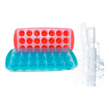 Set X2 Hieleras Cubeta Hielo Molde Silicona Extracción Fácil