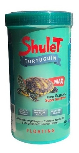 Shulet Tortuguin Max 380gr Pellets Grandes Tortuga Nutre