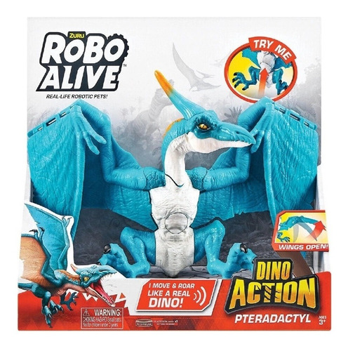 Brinquedo Robo Alive Dino Action Pterodactyl Candide 1116