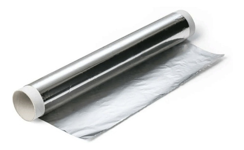 Rollo Papel Aluminio 5mts Film Envolver Comida Horno Freezer