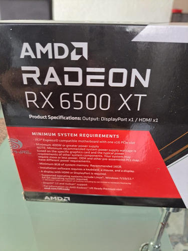 Tarjeta Gráfica Amd Radeon Rx 6500 Xt