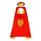 Capa De Superhéroe Con Antifaz Para Niños Y Niñas Disfraz 