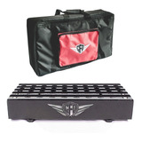 Pedalboard Style 40x25 Com Bag, Elétrica, Kit Jacks E Leds