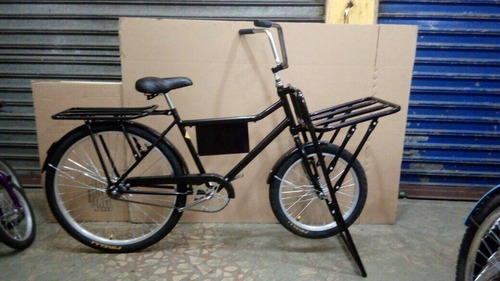 Bicicleta De Carga Bagageira Cargueira Super Reforçada