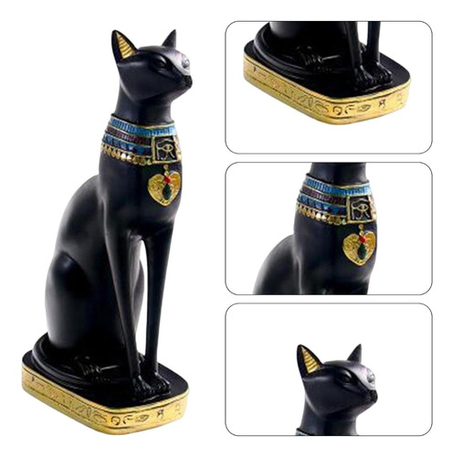 Figura Decorativa Gato Egipcio De Egipto Sphynxs