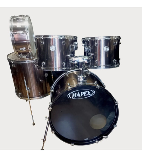 Batería Mapex Voyager 5 Cuerpos Sin Fierros Usada