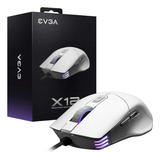 Raton Mouse Gamer Evga X12 8 Botones 16000 Dpi 8k Rgb Blanco