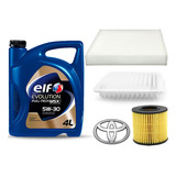 Kit Filtros Toyota Corolla 1.8 + Aceite Elf Msx 5w30 4l