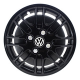 Tasa Negra Adap Volkswagen Rodado 13  Negra + Logo