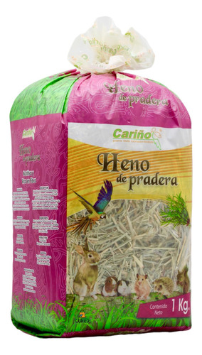 Heno De Pradera P/cuyo, Conejo, Hamster, Etc 1 Kg Alimento 