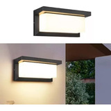 Foco De Luz Fría Led Para Pared Exterior Impermeable Moderno