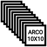 Kit 10 Arco Moldura Preta 10x10 para Azulejo