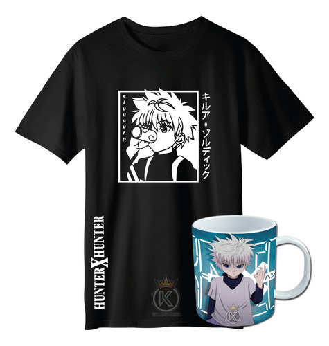 Polera Killua + Tazon - Hunter X Hunter - Estampaking