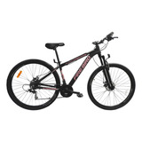 Mountain Bike Fire Bird Eco R29 S 21v Frenos De Disco Mecánico Cambios Fast/ltwoo Color Negro/rosa Claro  