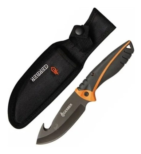 Cuchillo Camping Supervivencia Pesca Estuche Nylon Jf-61