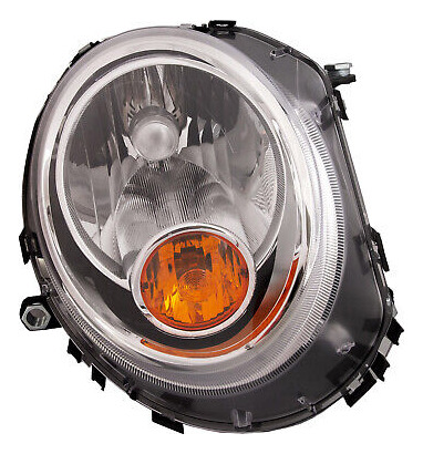 Headlight Halogen Yellow Right Fits 08-14 Mini Cooper R5 Vvc