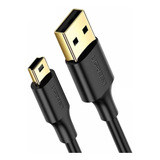 Cable De Datos Ugreen Us132 Us132 Usb 2.0 P Mini Usb De 5 Pines, Color Negro