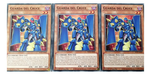 Set Guarda Del Cruce X3 Yu-gi-oh! Original Konami