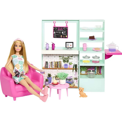Barbie Cute N Cozy Cafe Mas De 22 Accesorios Hkt94 Mattel | Meses sin interés