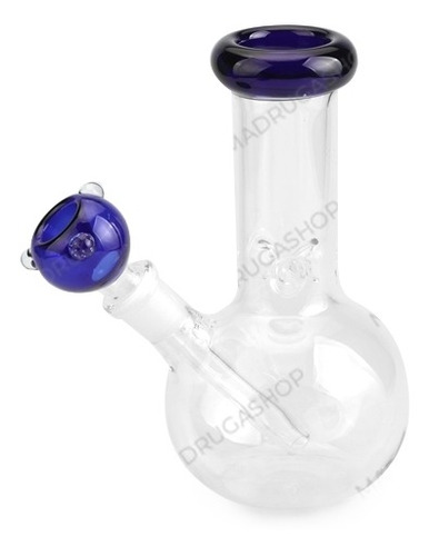 Bong De Vidro Pequeno Banza 171 - Azul