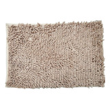 Alfombra Baño Dormitorio Shaggy Antideslizante 60x40