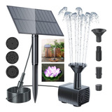 Kit De Bomba De Agua De Fuente Solar Garden Yard Water Featu