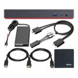 Lenovo Black 40any230us (1) Thunderbolt 3 Estación De Trabaj