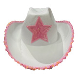 Gorro Sheriff Vaquera Mujer - Blanco - Excelente Calidad 