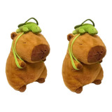 Pack De 2 Juguetes De Peluche Capybara De 9 Pulgadas