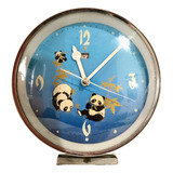 Antiguo Reloj Despertador Retro Panda Autómata Leer Descripc