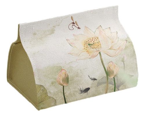 Fabric Cotton Linen Tissue Box, Napkin Boxtwo-piece Set