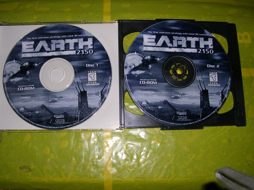 Earth 2150 (mattel)  - Juego P/ Pc Retro - Original U.s.a.