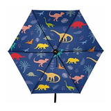 Sombrilla O Paraguas - Dinosaur Pink Yellow Parasol Umbrella