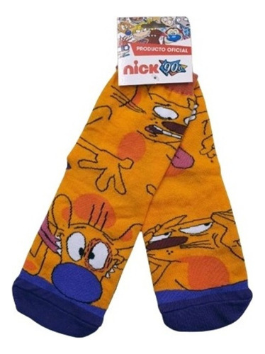 Medias 3/4 Largas Catdog Oficial Nickelodeon Animados Unisex